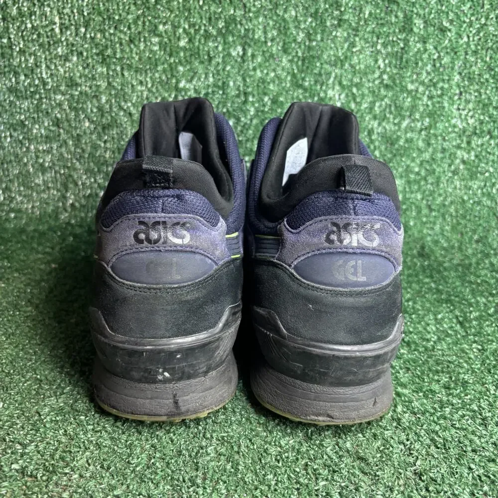 Asics Gel-Lyte MT Sneakers Suede Synthetic Black Navy Shoes Men Size‎ 12